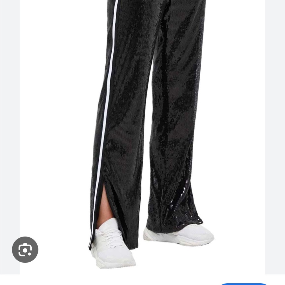 Black Sequin Women's Pants and jacket